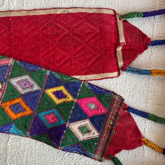 Vintage Guatemalan Cinta Hand Made Woven Head Hair Wrap with Tassels main image 15